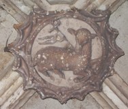 Lamm Gottes, Notre Dame, St.-Jean-de-Maurienne, Frankreich