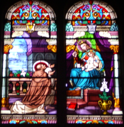 Anbetung Christi Kirchenfenster Eltville