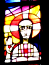 Ausschnitt Kirchenfenster, Eltville St. Peter und Paul